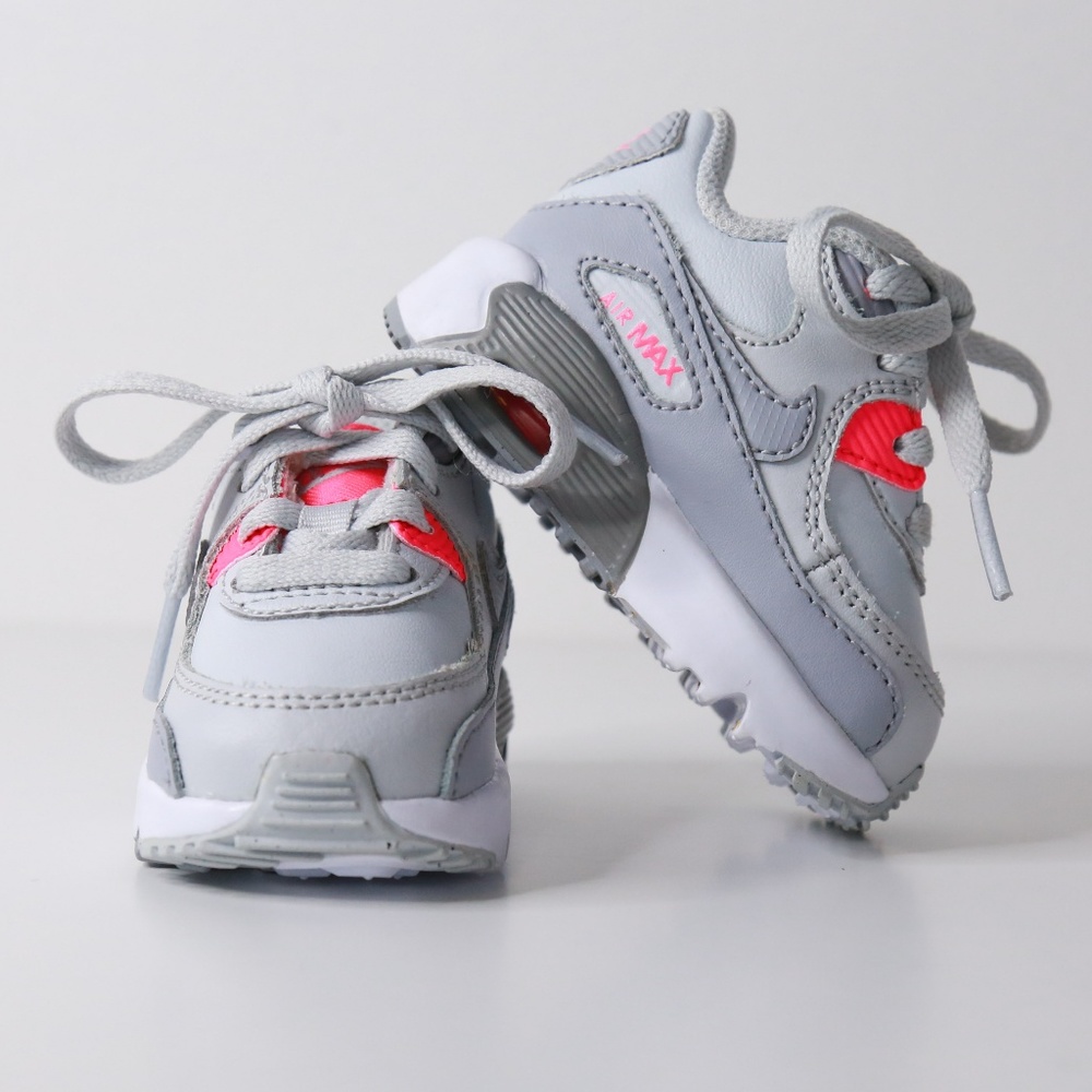Nike Infant/Toddler Air Max 90 Sneaker in Gray